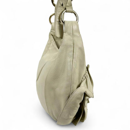 Yves Saint Laurent - Women's Ruffled Leather Handbag