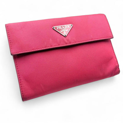 Prada - Pink Women's Wallet Triangle Logo