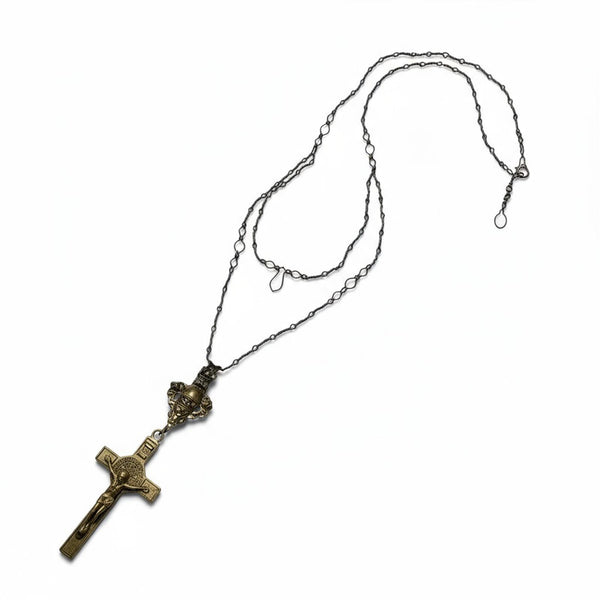 Jean Paul Gaultier - Vintage Crucifix Rosary Necklace