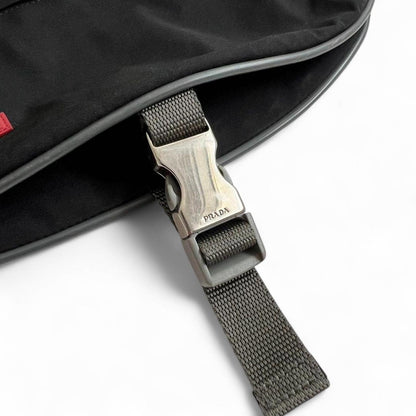Prada Sport - Black Nylon Shoulder Bag Linea Rossa