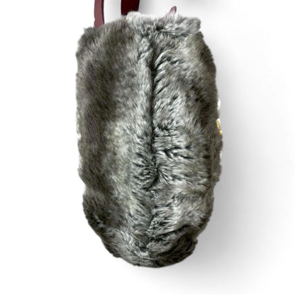 Vivienne Westwood - Faux Fur Tote Bag with Gold Charm