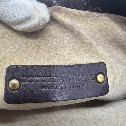 Bottega Veneta - Black Woven Leather Shoulder Bag