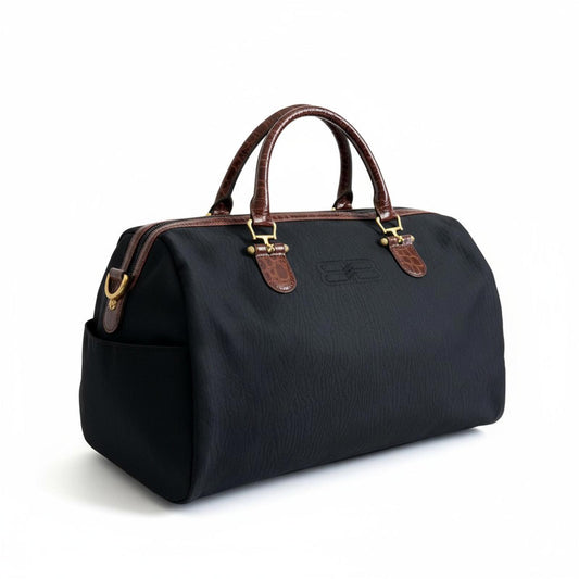 Balenciaga - BB Croco Mini Boston Handbag