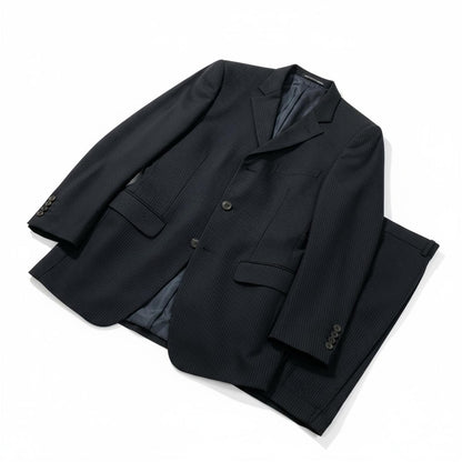 Jean Paul Gaultier - Black Pinstripe Two-Piece Suit Size