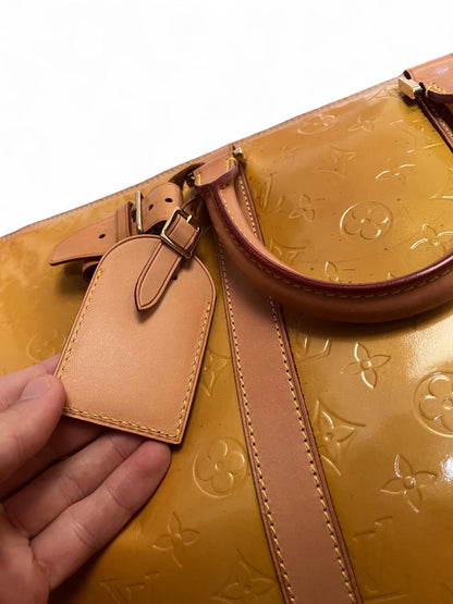 Louis Vuitton - Keepall 50 Vernis Epi Leather Yellow