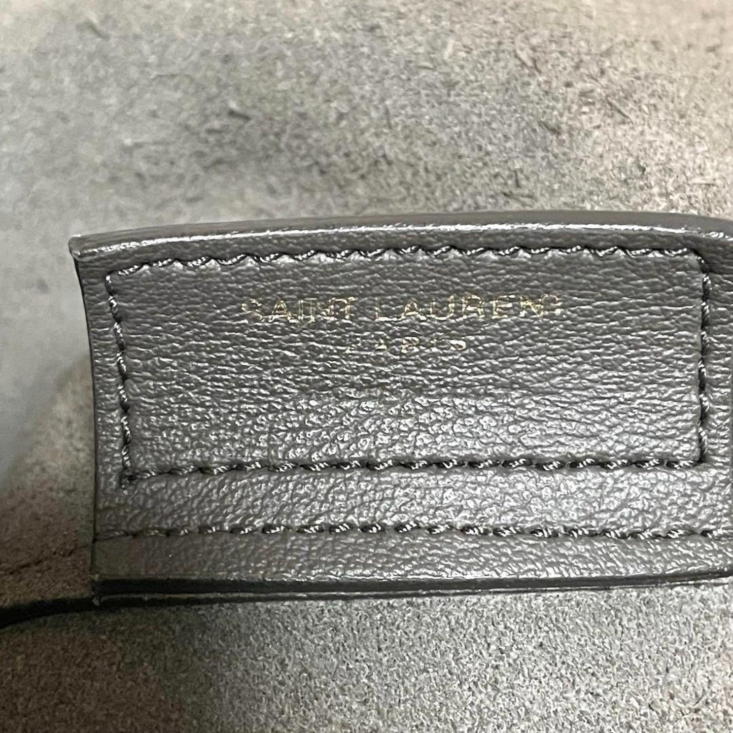 Saint Laurent - Large Leather Tote Bag Pouch