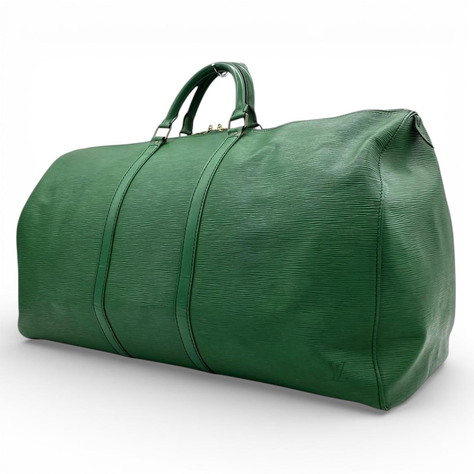 Louis Vuitton - Green Keepall 60 Travel Bag