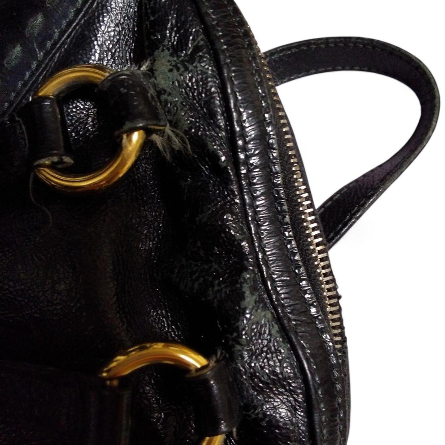 Saint Laurent - Black Leather Satchel Bag