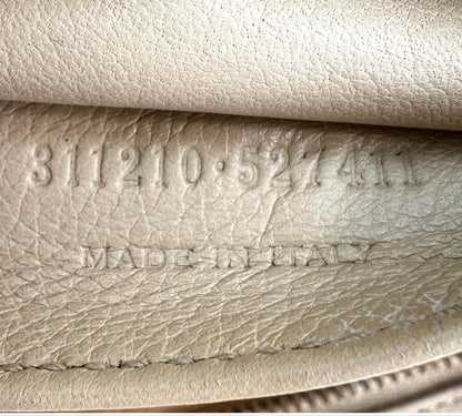 Yves Saint Laurent - Beige Leather Satchel Bag