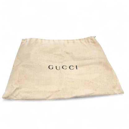 Gucci - Black Jackie Leather Shoulder Bag Silver-Ton