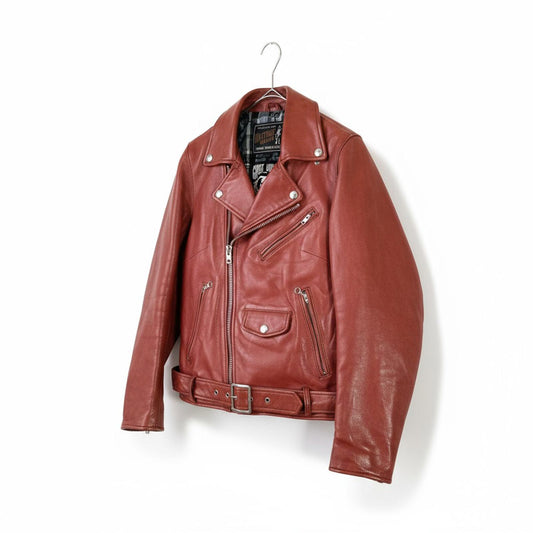 Hysteric Glamour - Men's Brown Leather Biker Jacket