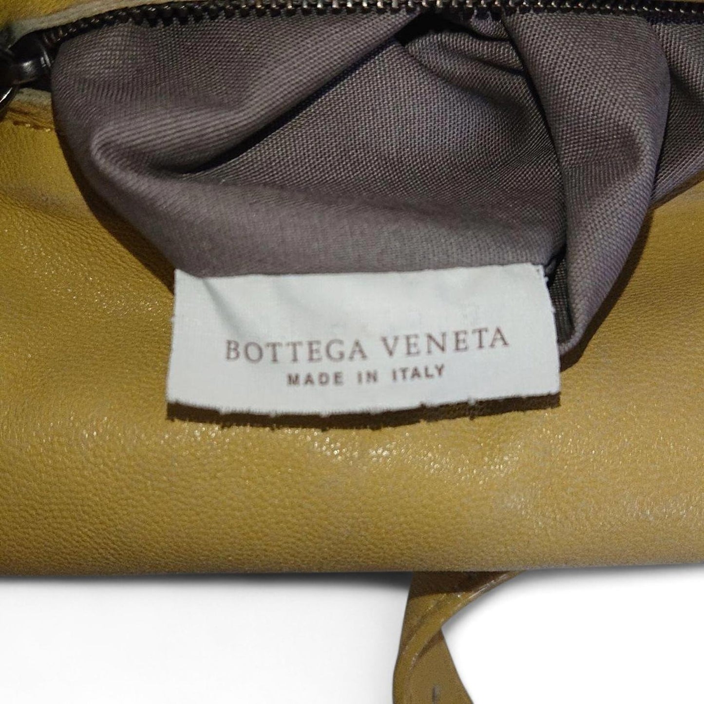 Bottega Veneta - Intrecciato Yellow Shoulder Bag Leather