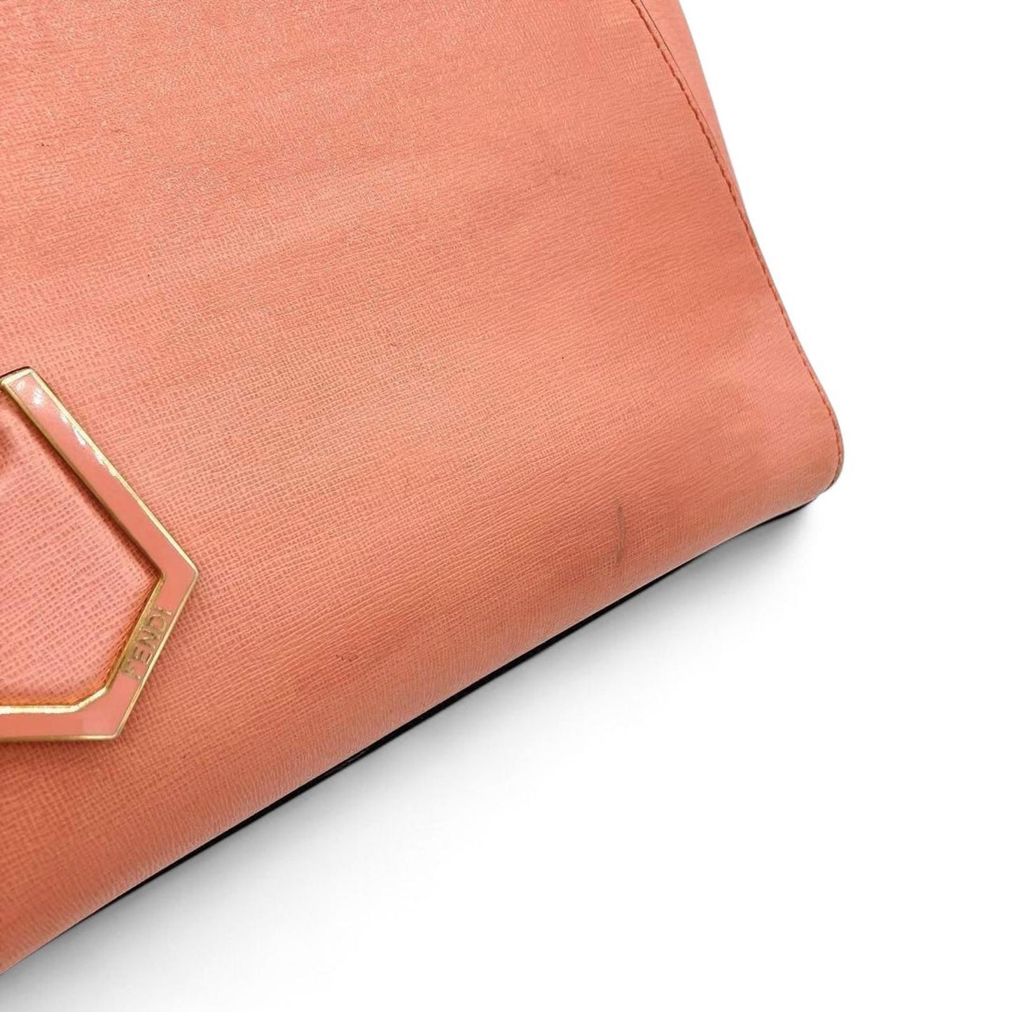 Fendi - Pink Leather Handbag Adjustable Strap