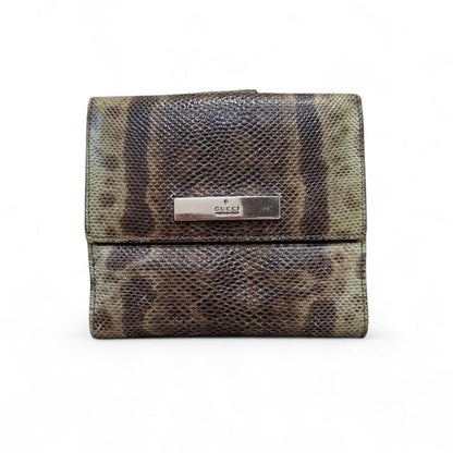 Gucci - Men's Leather Wallet Snake Print