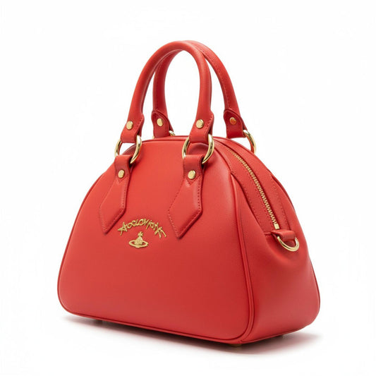 Vivienne Westwood - Red Anglomania Leather Handbag