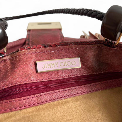 Jimmy Choo - Python Fringe Tote Hand Bag