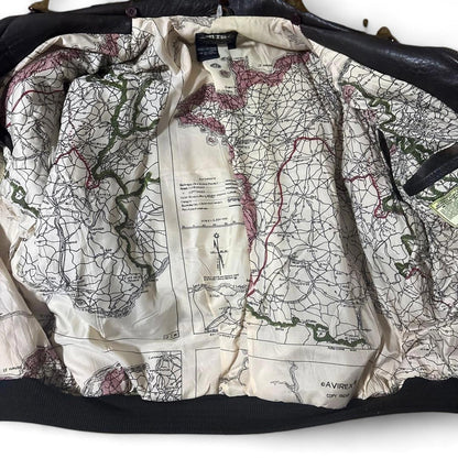 Avirex - U.S. Navy G-1 Leather Flight Jacket with Military P