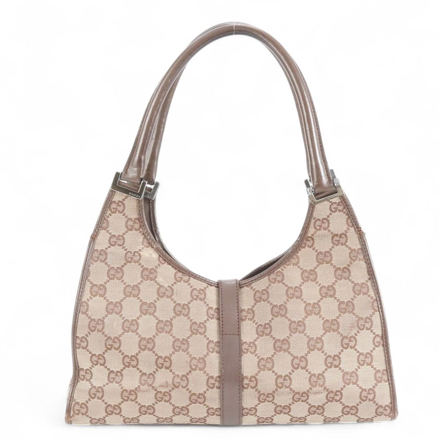 Gucci - Brown GG Canvas Shoulder Bag