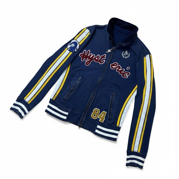 Hysteric Glamour - Varsity Jacket Navy Blue Yellow