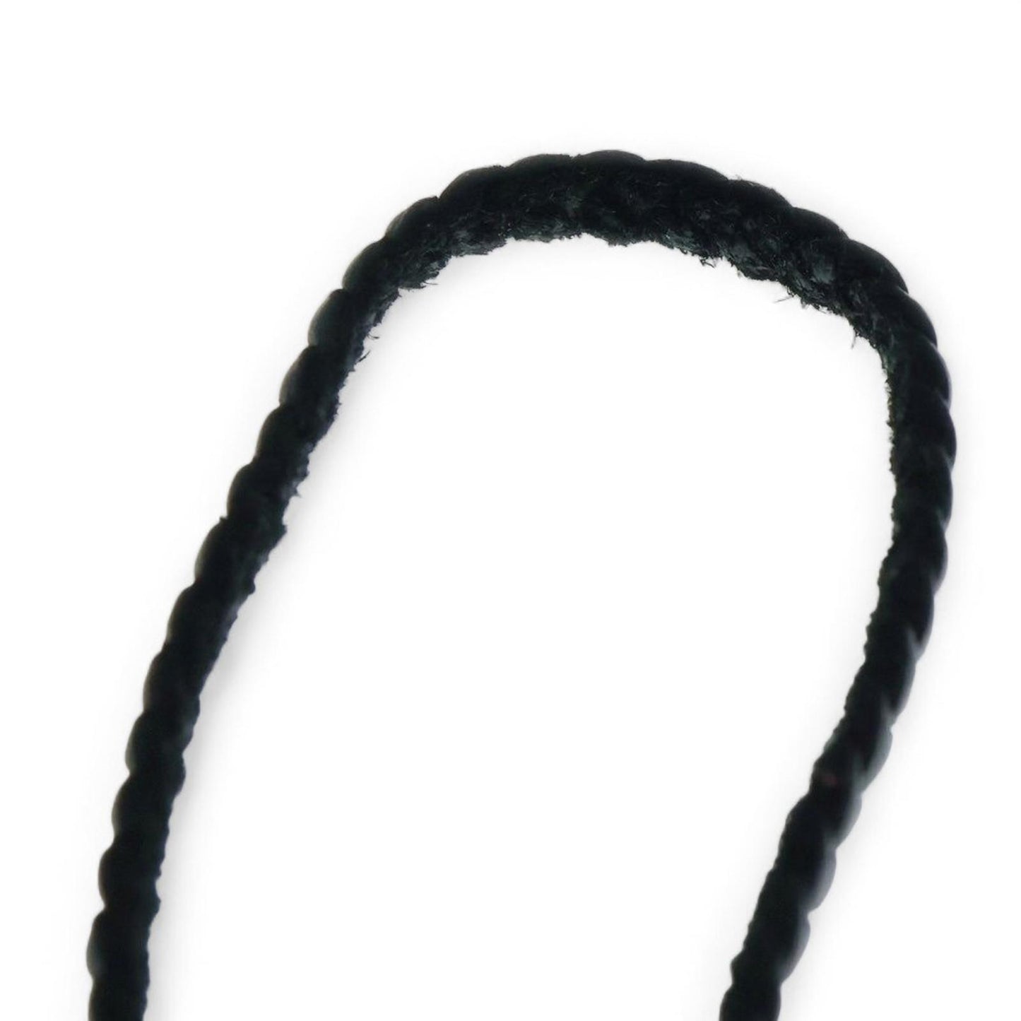 Chrome Hearts - Braided Leather Necklace with Sterling Ends