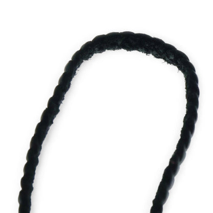 Chrome Hearts - Braided Leather Necklace with Sterling Ends