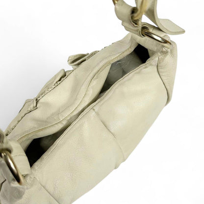 Yves Saint Laurent - Women's Ruffled Leather Handbag