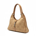 Gucci - Beige Monogram Canvas Shoulder Bag