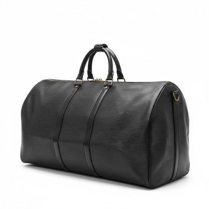 Louis Vuitton - Black Epi Leather Travel Bag