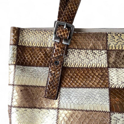 Miu Miu - Patchwork Leather Tote Bag