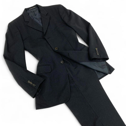 Jean Paul Gaultier - Black Pinstripe Two-Piece Suit Size