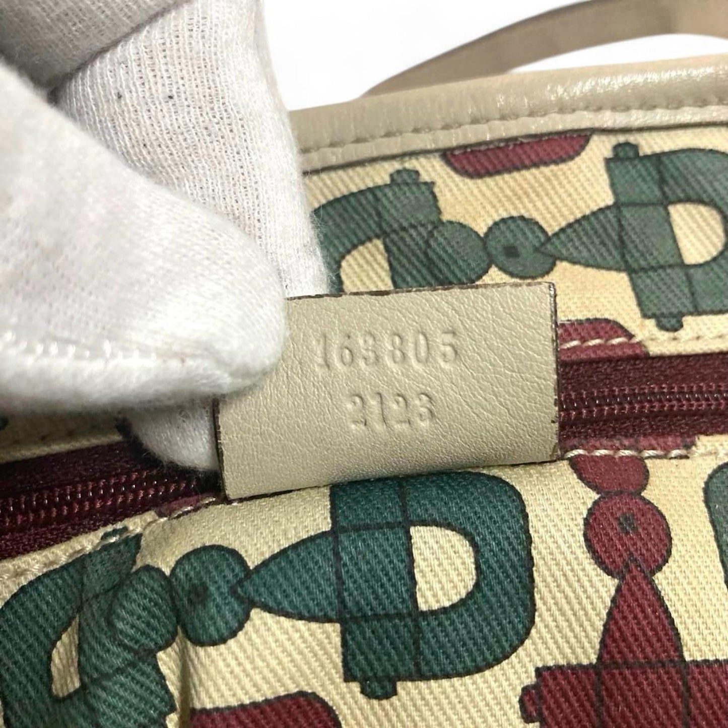 Gucci - Beige Monogram GG Canvas Tote Bag