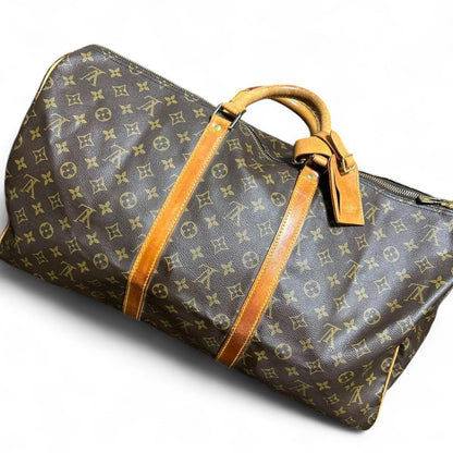 Louis Vuitton - Monogram Canvas Travel Bag Keepall 55