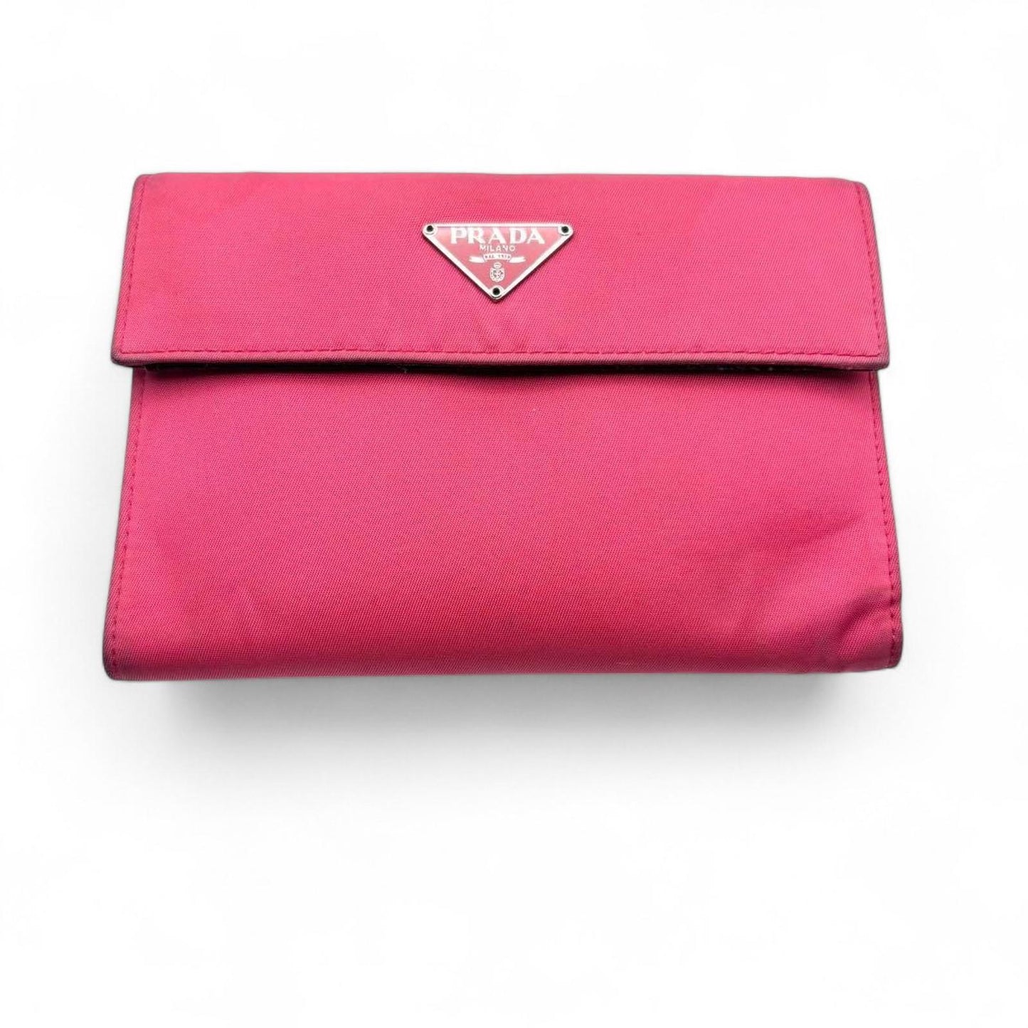 Prada - Pink Women's Wallet Triangle Logo
