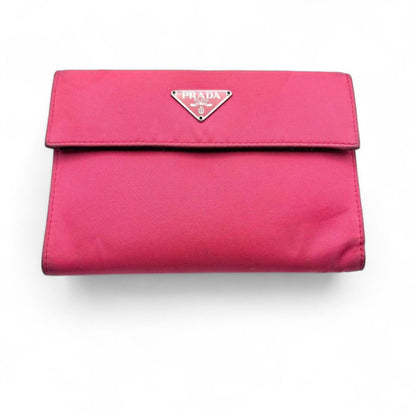 Prada - Pink Women's Wallet Triangle Logo