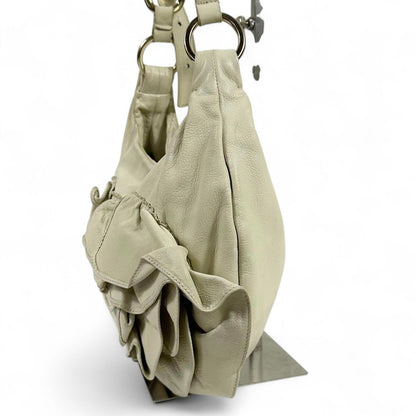 Yves Saint Laurent - Women's Ruffled Leather Handbag