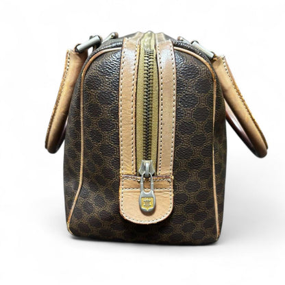 Celine - Vintage Brown Monogram Satchel Bag