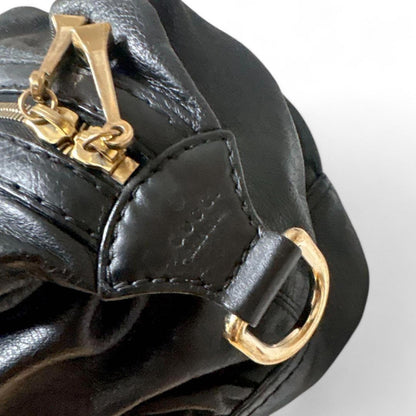 Prada - Black Leather Shoulder Bag