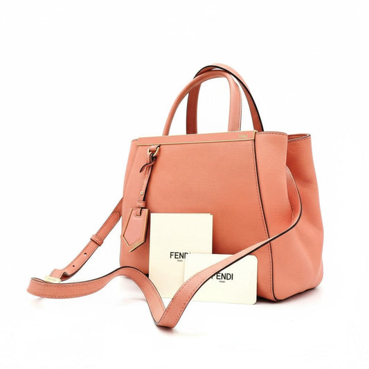 Fendi - Pink Leather Handbag Adjustable Strap