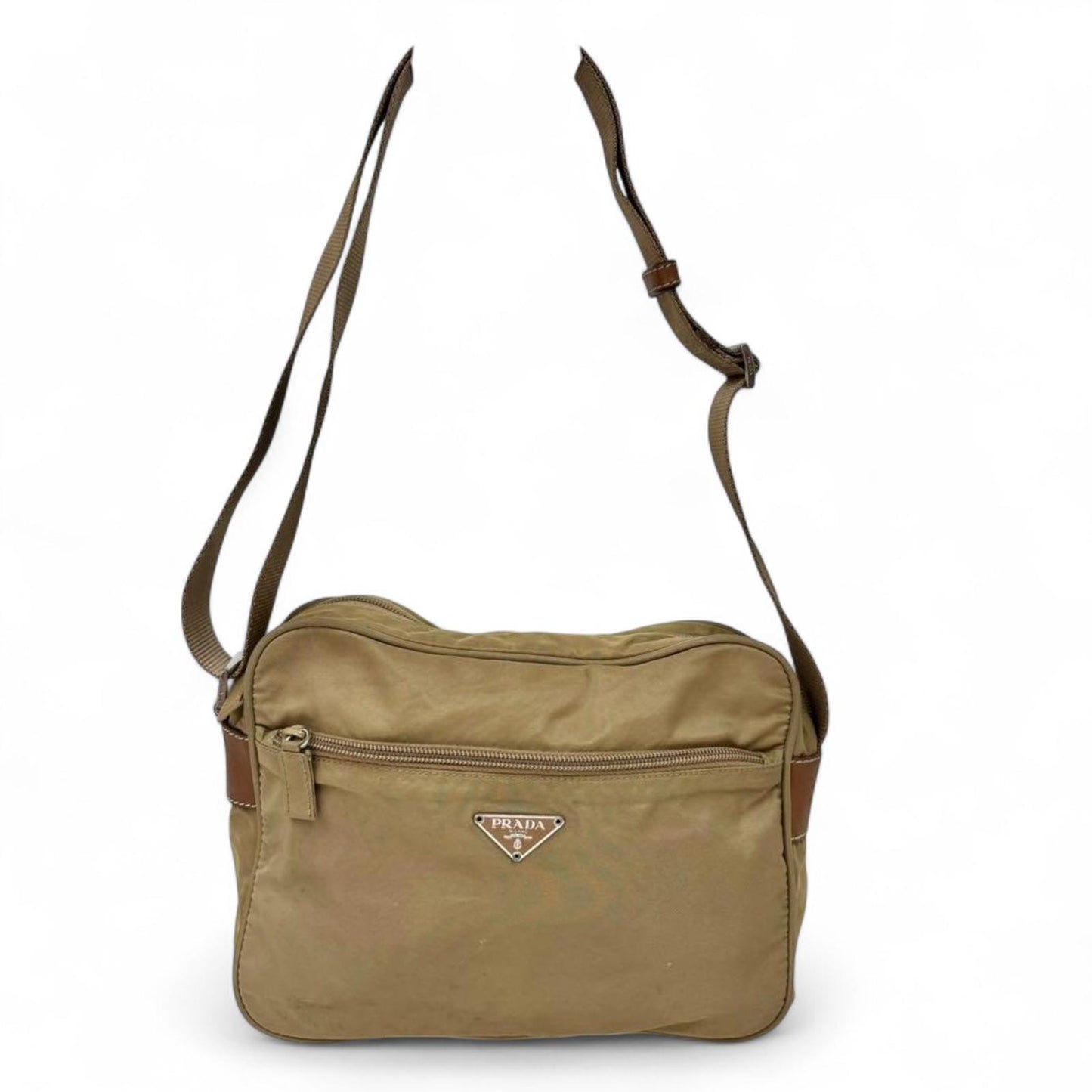 Prada - Satchel Crossbody Beige Shoulder Bag