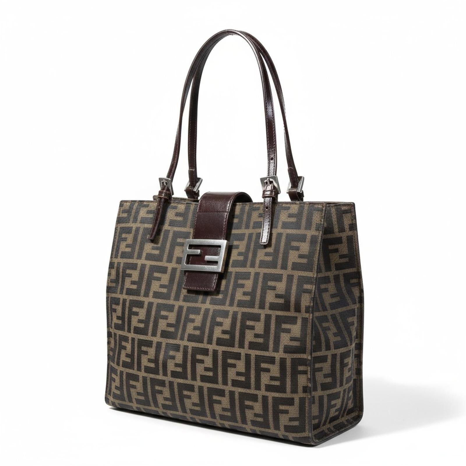 Fendi - Tote Bag Zucca Signature FF Logo