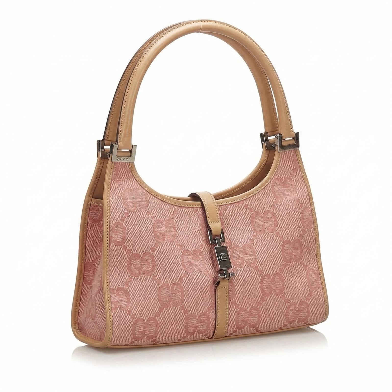 Gucci - Pink GG Canvas Shoulder Bag
