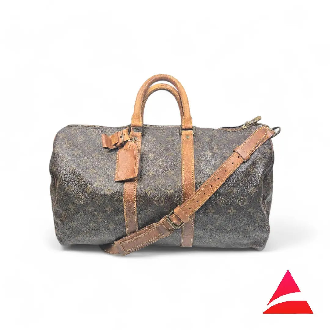 Louis Vuitton - Keepall 45 Vintage Leather Boston Handbag