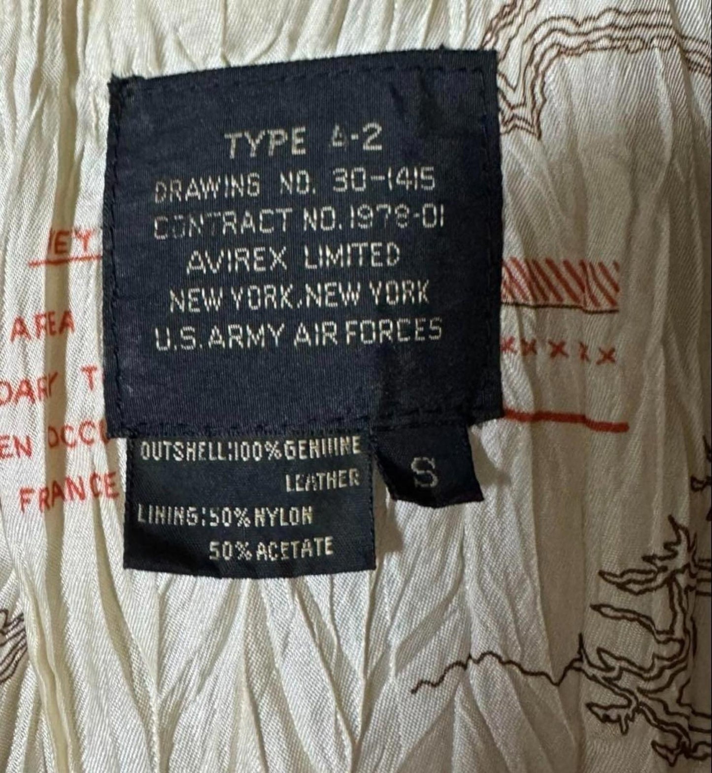 Avirex - Men's Vintage Leather Bomber Jacket