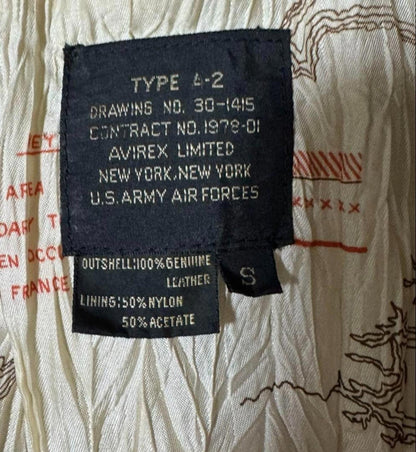 Avirex - Men's Vintage Leather Bomber Jacket