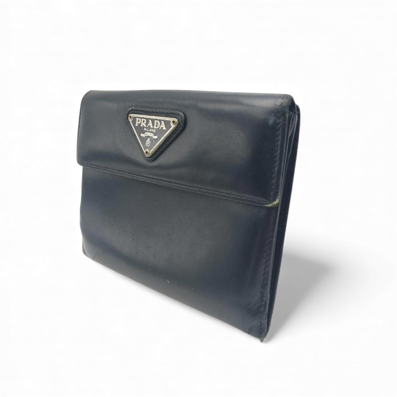 Prada - Black Leather Wallet