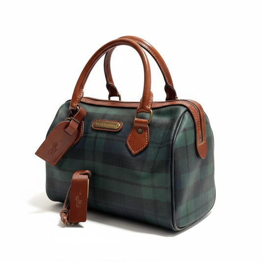 Polo Ralph Lauren - Classic Tartan Leather Handle Handbag