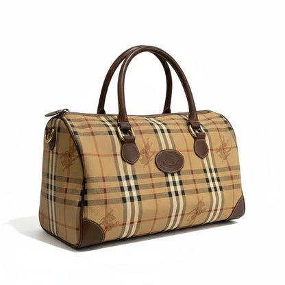 Burberry - Vintage Nova Check Boston Bag