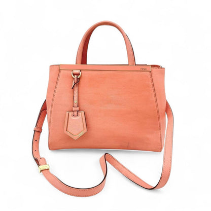 Fendi - Pink Leather Handbag Adjustable Strap