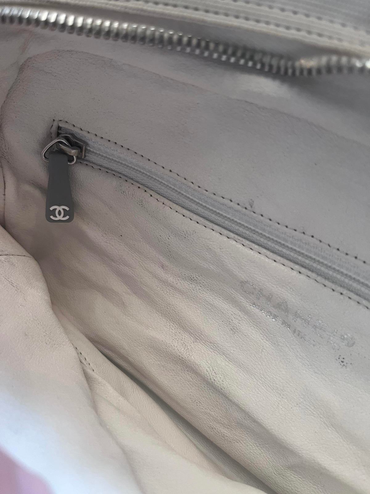 Chanel - Quilted Leather Handbag Boston CC