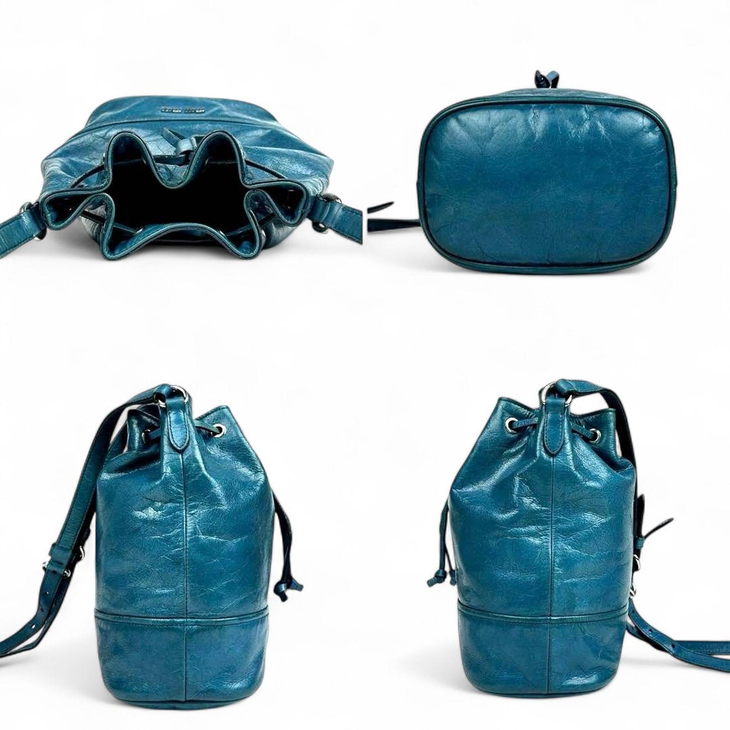 Miu Miu - Bucket Leather Shoulder Bag